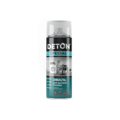 Эмаль для бытовой техники Белая,  "DETON Special" - Аэрозоль 520 ml